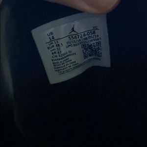 Air Jordan’s. Worn few times. Outstanding cond.